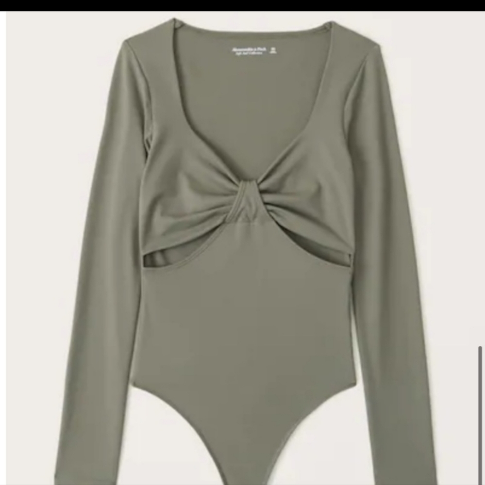 Abercrombie bodysuit in olive